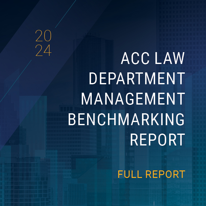 2024 Law Department Management Benchmarking Report